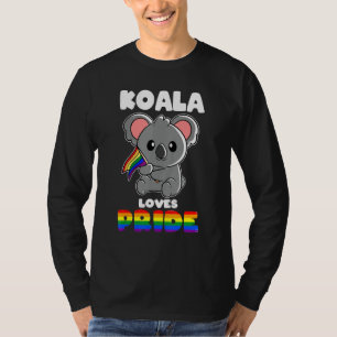 Camiseta Koala ama Orgullo Orgullo Gay Koala Arcoíris Igual