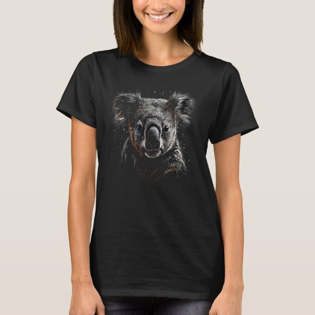 Camiseta Koala Artwork  Animal Koala (Anverso)