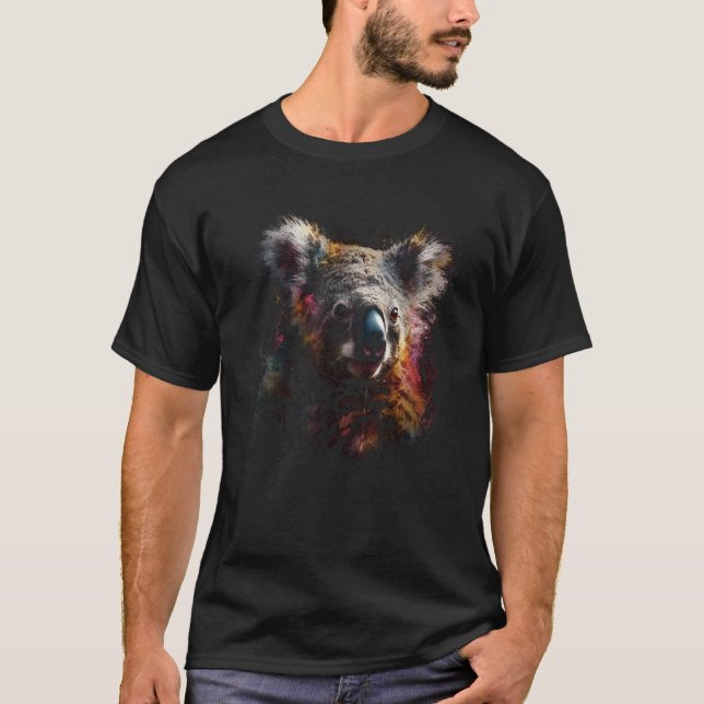 Camiseta Koala Artwork  Animal Koala 12 (Anverso)
