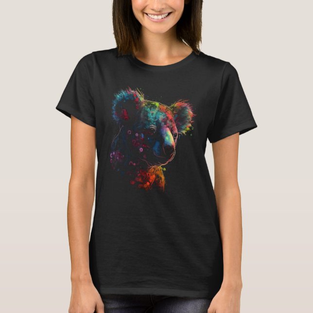 Camiseta Koala Artwork  Animal Koala 5 (Anverso)