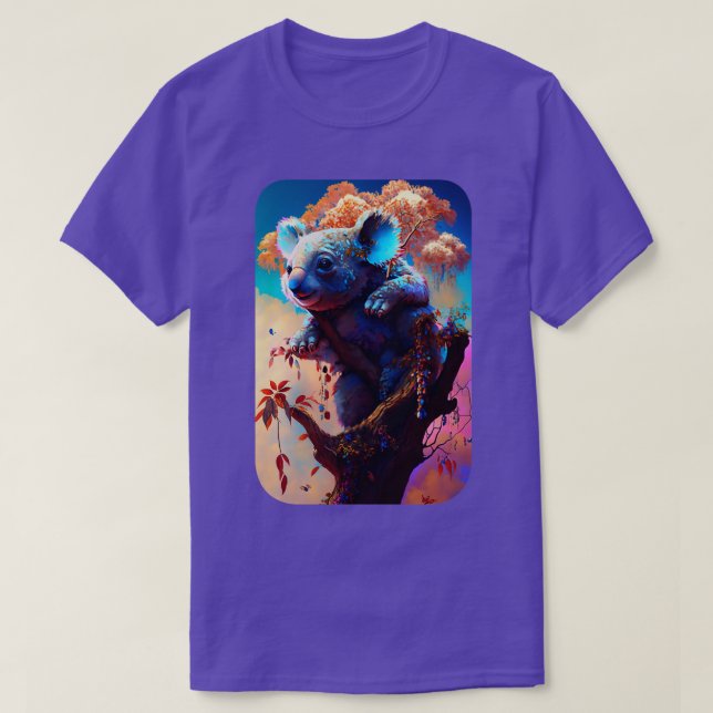 Camiseta Koala Azul (Diseño del anverso)