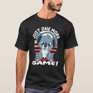 Camiseta Koala Bear Gamer Auriculares Jugando A Koala Solo