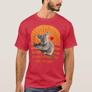 Camiseta Koala Bear Gifts Retro Sunset Animal Lover Koala 1
