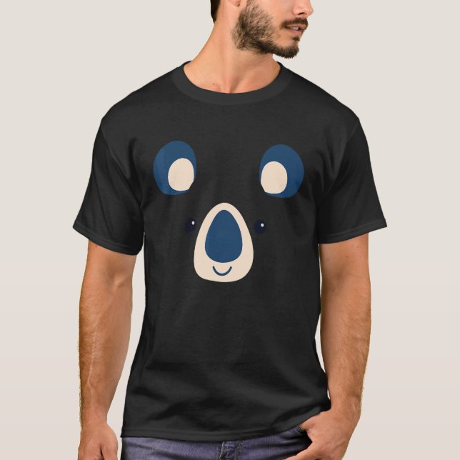 Camiseta Koala Bear Halloween Disfraz simple Jungla Animal (Anverso)