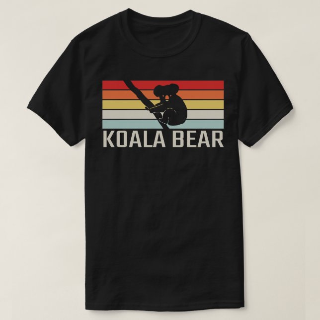Camiseta Koala Bear Retro 4 (Diseño del anverso)