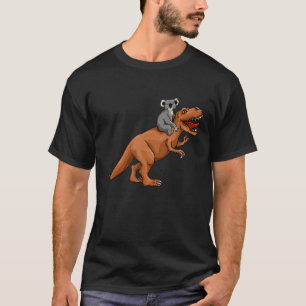 Camiseta Koala Bear Riding T-Rex - Cute Trex Dinosaur