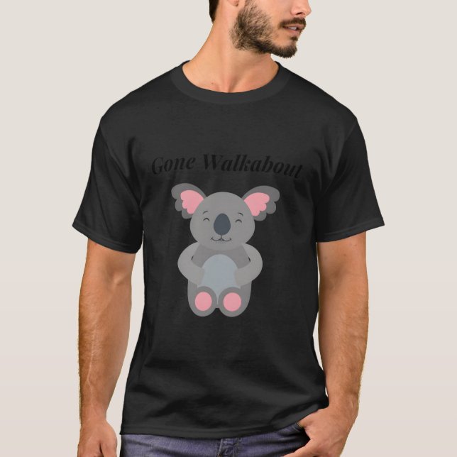 Camiseta Koala Bear Se Fue Caminando Por Y (Anverso)