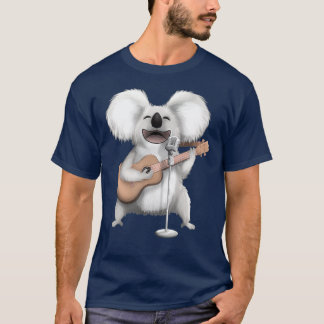 Camiseta Koala Bear Singing Guitar Player Musician Music