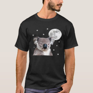 Camiseta Koala Bear Stars Moon Space Animal
