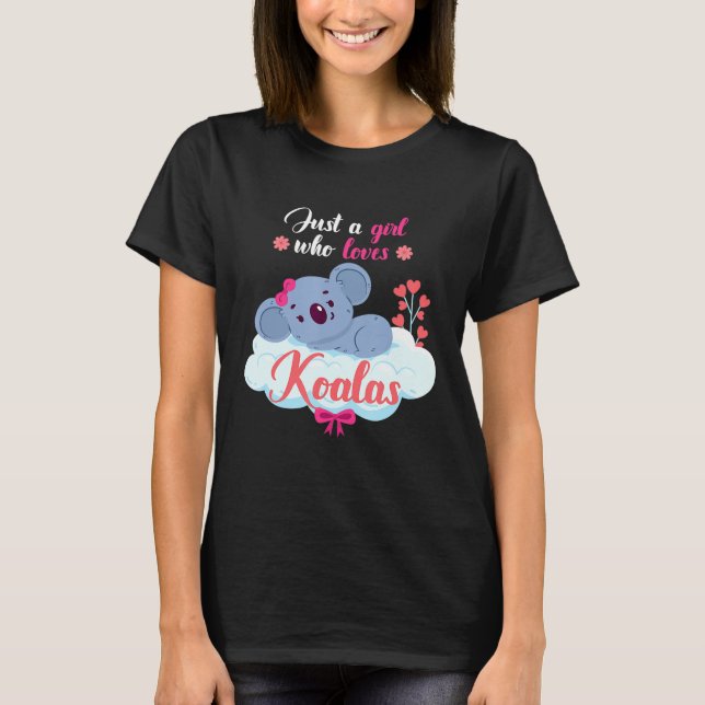 Camiseta Koala Bear Zoo Keeper Mujeres Koala (Anverso)