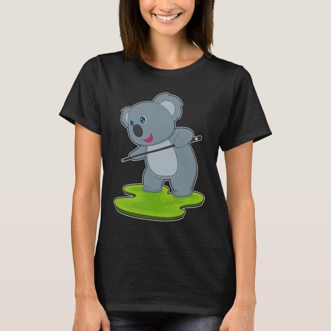 Camiseta Koala Billiards Cue Sports (Anverso)