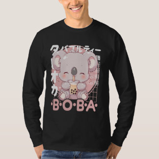Camiseta Koala Boba Tea Kawaii Bubble Tea Koala Anime Neko