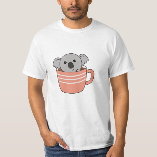 Camiseta Koala Café Copa Animales Cute Koalas (Anverso)