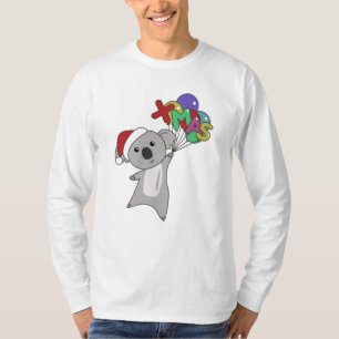 Camiseta Koala Christmas Snow Winter Animals Koalas