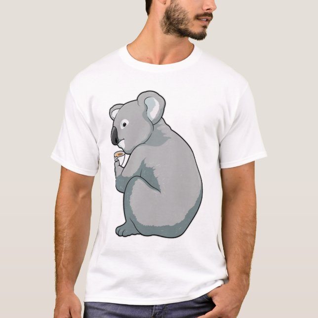 Camiseta Koala Coffee Cup (Anverso)