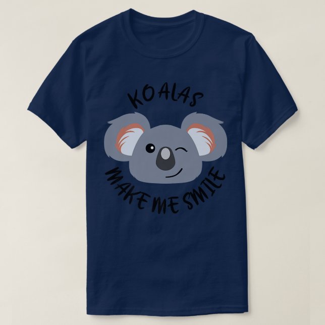 Camiseta Koala Comiendo Eucalyptus Ironic Diciendo Oso Prem (Diseño del anverso)