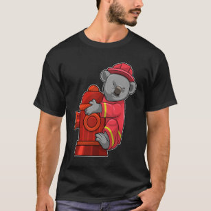 Camiseta Koala como bombero con hidrógeno