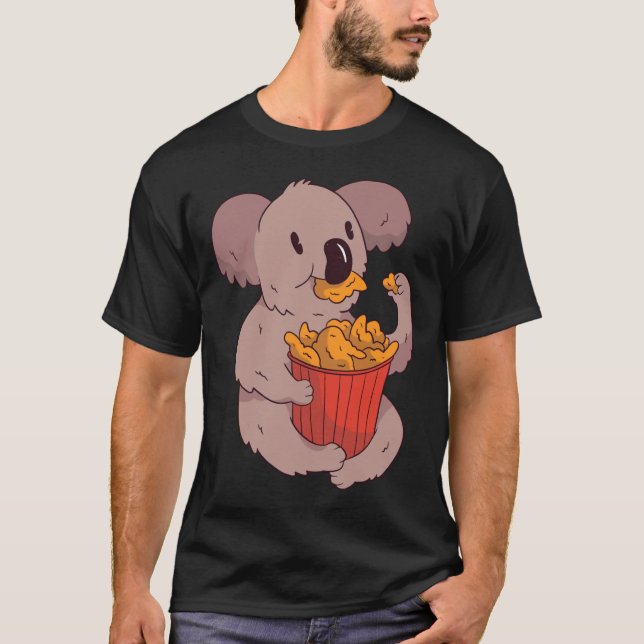 Camiseta Koala con alas de pollo (Anverso)