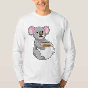 Camiseta Koala con Copa de Café