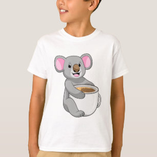 Camiseta Koala con Copa de Café