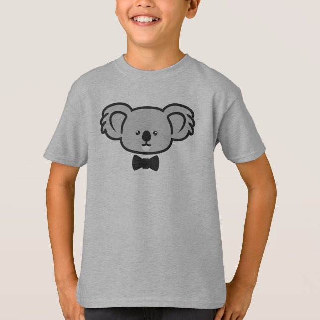 Camiseta Koala con corbata (Anverso)