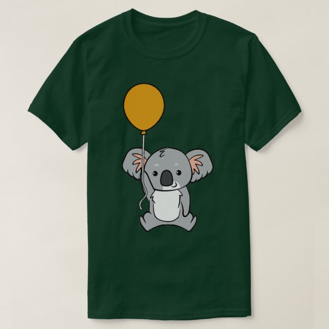 Camiseta Koala con globo 1 (Diseño del anverso)