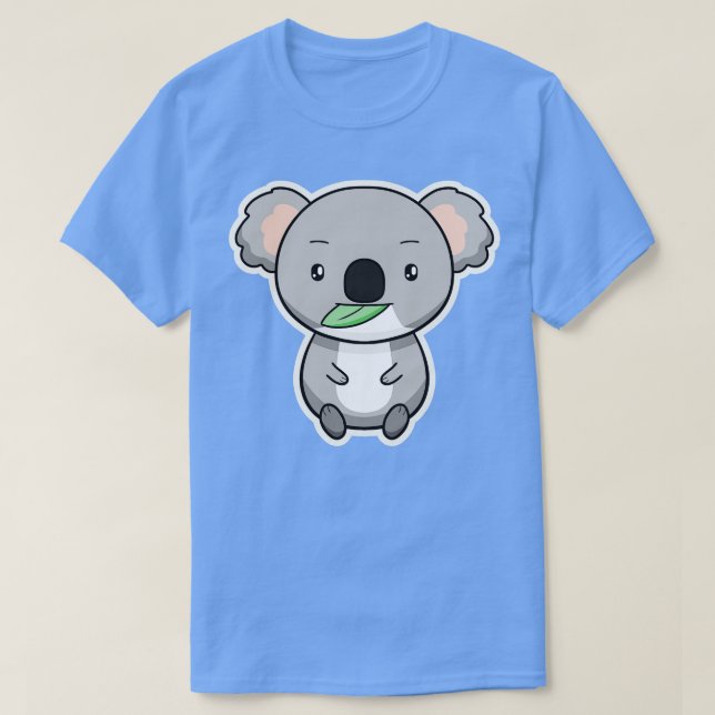 Camiseta Koala Cute Kawaii dibujando el amante de Australia (Diseño del anverso)
