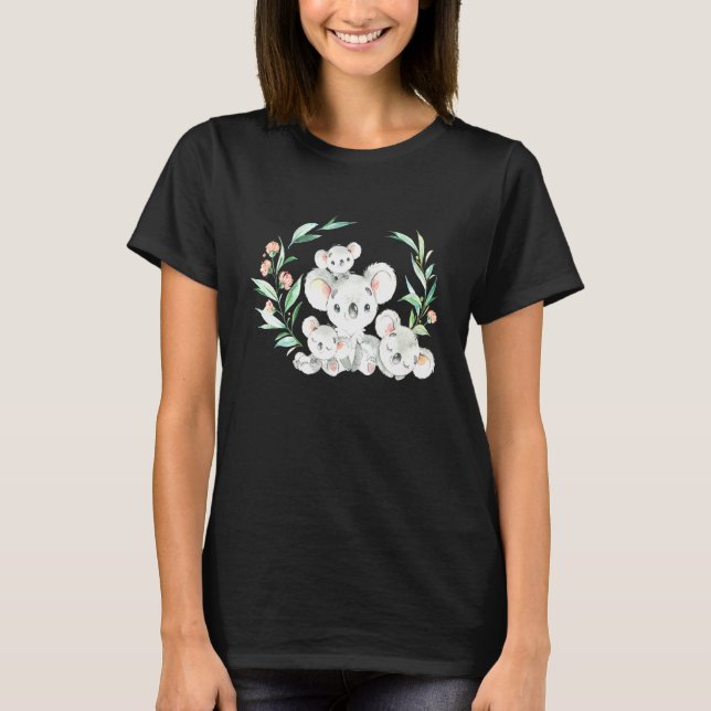 Camiseta Koala Cute Koala Chicas Koala Koala (Anverso)
