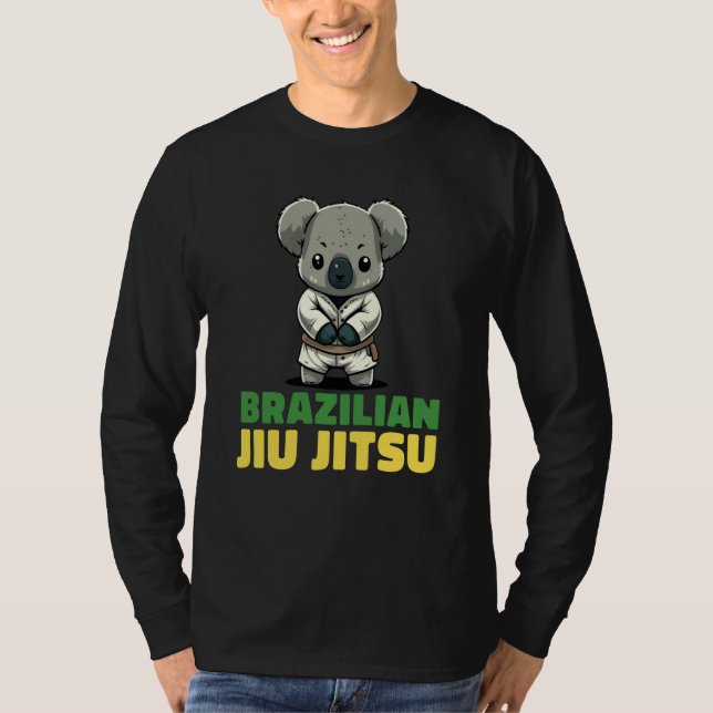Camiseta Koala de Jiu Jitsu Brasileño y Grappling (Anverso)