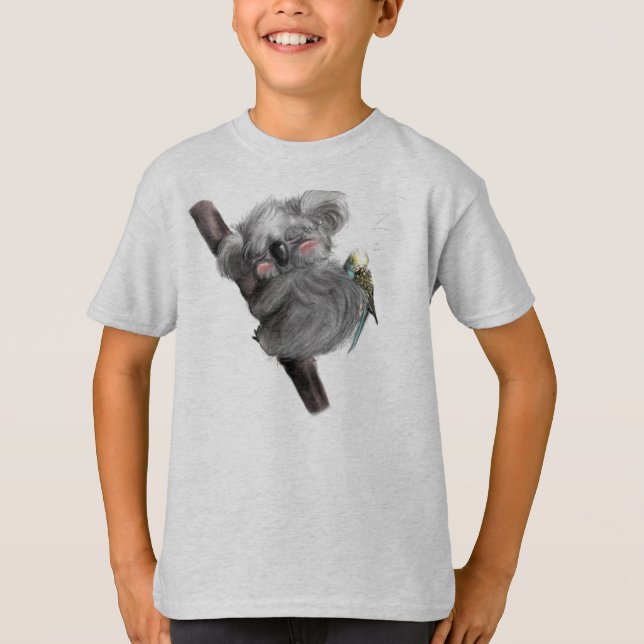 Camiseta Koala del banjo y pájaro de Benji (Anverso)