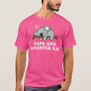 Camiseta Koala Durmiente Con El Ganado De Napas Y Gan