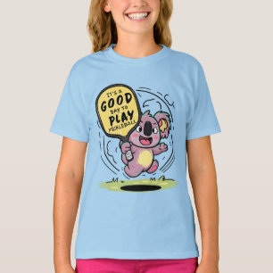 Camiseta koala es un buen día para jugar al futbol