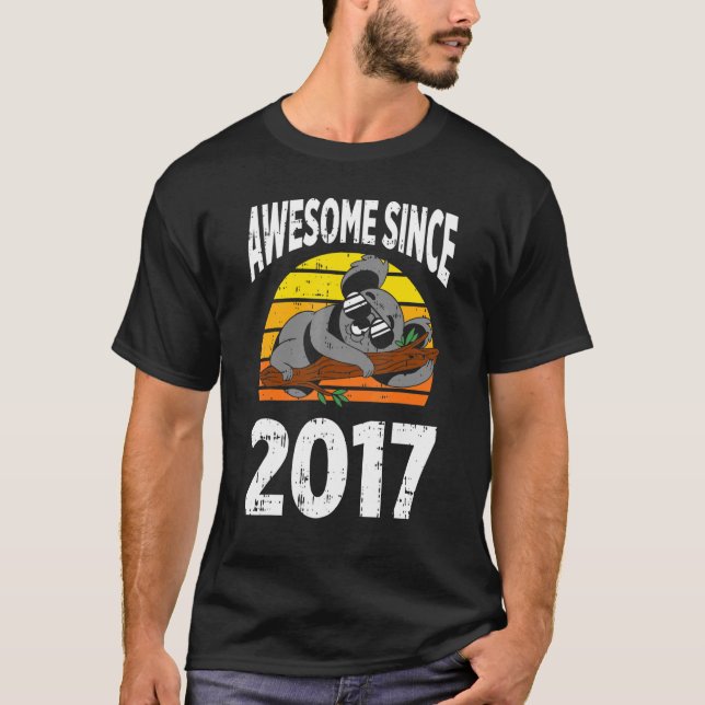 Camiseta Koala Estuvo Increíble Desde 2017, quinto cumpleañ (Anverso)