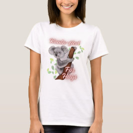 Camiseta Koala-fied para abrazos