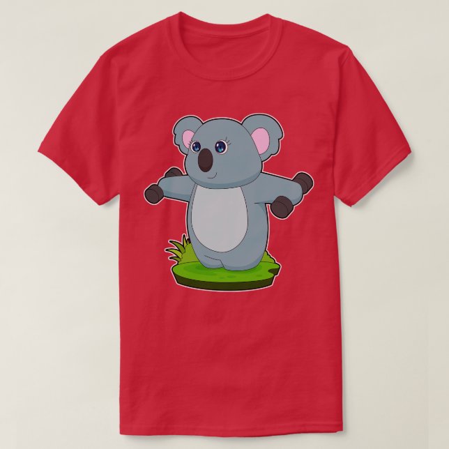 Camiseta Koala Fitness Dumbbells (Diseño del anverso)