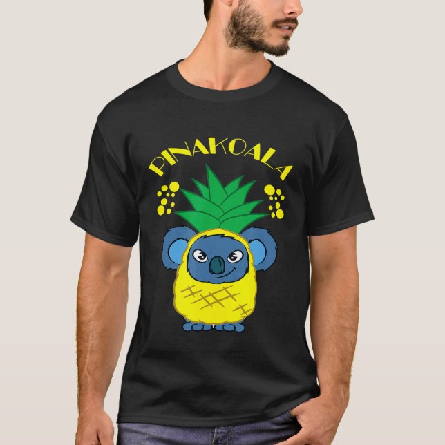 Camiseta Koala Funny Pun - Funny Y Cute Pinakoala - Koala (Anverso)