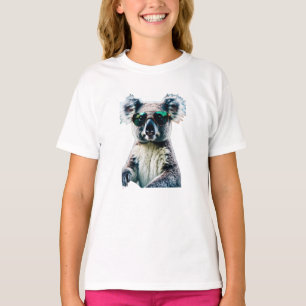 Camiseta Koala Genial en un Jeep con Gafas de Sol al Estilo