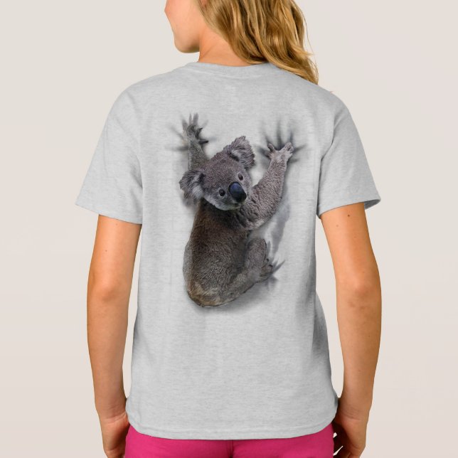 Camiseta Koala Hang En Un Animal De Australia (Reverso)
