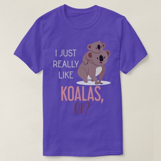 Camiseta Koala Keeper Zoo Australia Koala (Diseño del anverso)
