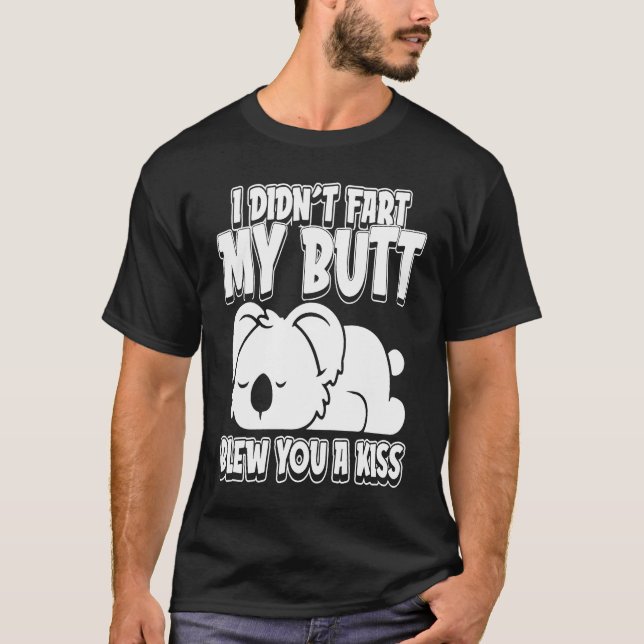 Camiseta Koala Lleva Vida Salvaje Y No Me Molesté El Butt Q (Anverso)