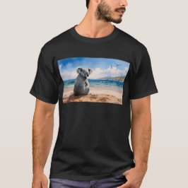 Camiseta Koala mirando el océano
