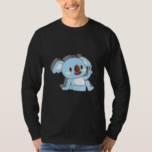 Camiseta Koala Multicapa Paz Relajada Monada Estética