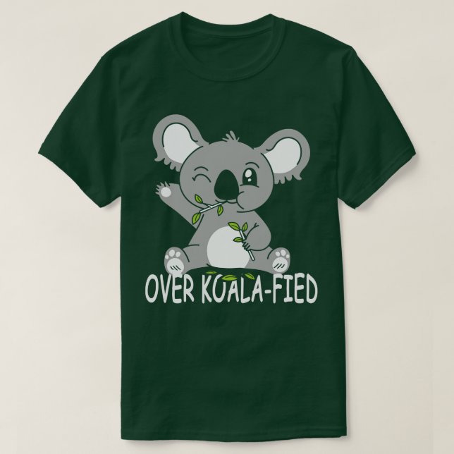 Camiseta Koala Oso Koalafied Sobre Los Punys De Punny En Ko (Diseño del anverso)