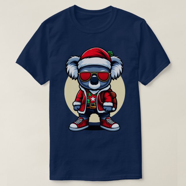 Camiseta Koala oso Xmas (Diseño del anverso)
