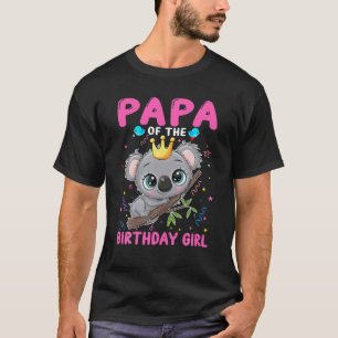 Camiseta Koala Papa De La Familia Temática Del Chica De Cum