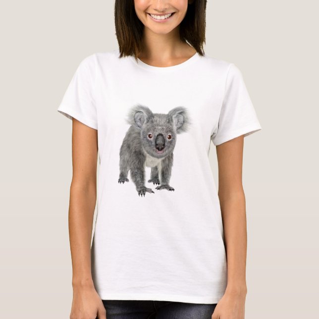 Camiseta Koala que mira adelante (Anverso)