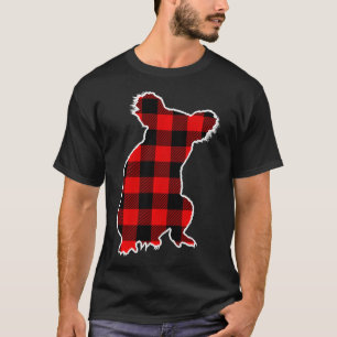 Camiseta Koala Red Buffalo Plaid Bear Animal Mating PJ Fa