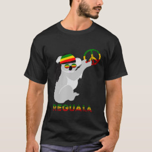Camiseta Koala Reggae Hippie Eucalipto Oso Rasta Reggae M