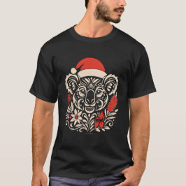 Camiseta Koala Tribal de Navidad – Inspirado en Tatuajes
