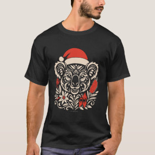 Camiseta Koala Tribal de Navidad – Inspirado en Tatuajes